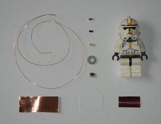 Illustration for article titled LEGO Star Wars Minifig Lights Up with LED, Scares Other Minifigs